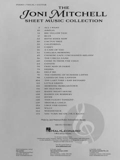 The Joni Mitchell Sheet Music Collection 