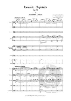 Urworte. Orphisch op. 42 von Leopold van der Pals (Download) 