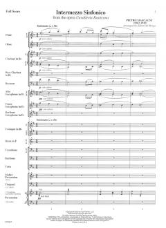 Intermezzo Sinfonico From The opera 'Cavalleria Rusticana' (Pietro Mascagni) 