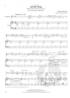 Jewish Song von Ernest Bloch 
