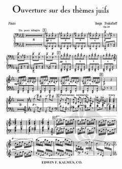 Overture on Jewish Themes op. 34bis von Sergei Prokofjew 