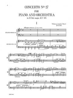 Concerto No. 27 in B-flat Major, KV595 von Wolfgang Amadeus Mozart 