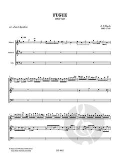 Fugue BWV 578 von Johann Sebastian Bach 