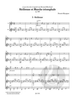 Sicilienne et Marche Triomphale von Francis Kleynjans 