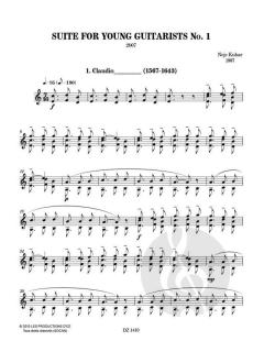 Suite for Young Guitarists No. 1 von Nejc Kuhar 