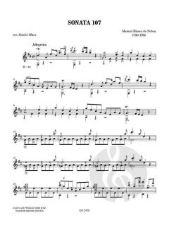 3 Sonatas (107, 108, 112) von Blasco de Nebra Manuel 