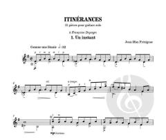 Itinérances, 11 Pièces Pour Guitare von Jean-Max Frézignac 