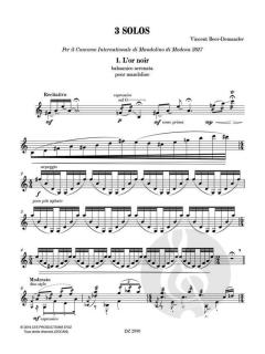 3 Solos von Vincent Beer-Demander 