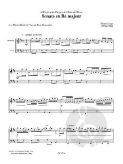 Sonate En Ré Majeur von Pierre Denis 