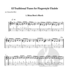 12 Traditional Tunes For Fingerstyle Ukulele von Samantha Muir 