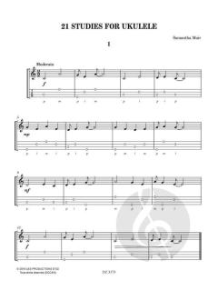 21 Studies for Ukulele von Samantha Muir 