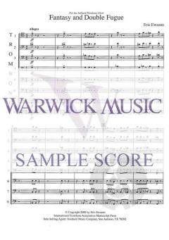 Fantasy and Double Fugue von Eric Ewazen 