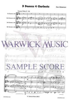 3 Dances 4 Clarinets von Don Bateman 