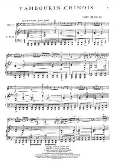 Tambourin Chinois von Fritz Kreisler 