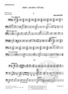 10 leichte Stücke von Béla Bartók 