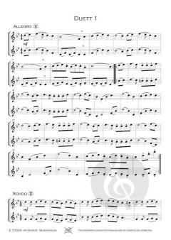 6 kleine Duette op. 82 von François Devienne 