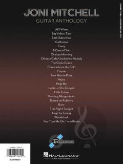 Joni Mitchell Guitar Anthology 