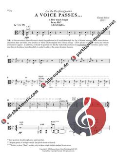 A Voice Passes von Claude Baker 