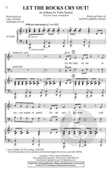 Let the Rocks Cry Out! von Lloyd Larson (Download) 
