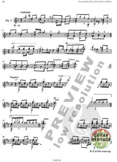 Collected Works for Guitar 3 von Fernando Sor (Download) 