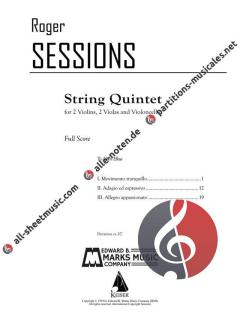 String Quintet von Roger Sessions 