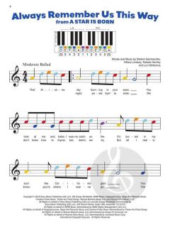 Piano-by-Color: Pop Songs 