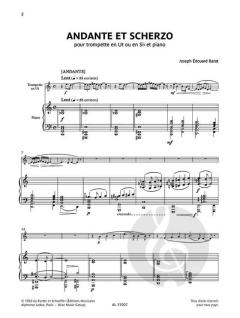 Andante et Scherzo von Joseph Edouard Barat 