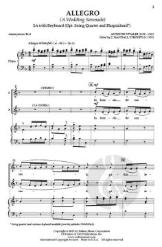 Allegro von Antonio Vivaldi 