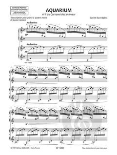 Aquarium von Camille Saint-Saëns 