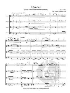 Quartet in the form of a Sonata Movement von Carl Bohm 