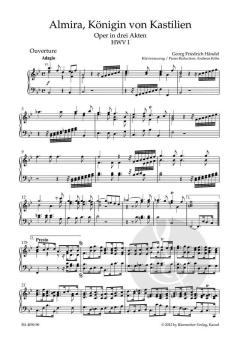 Almira, Königin von Kastilien HWV 1 von Georg Friedrich Händel 