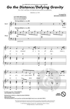 Go the Distance/Defying Gravity von Alan Menken (Download) 