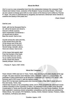 God Is Love von Paolo Orlandi 