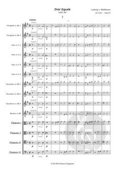 3 Equale - 2 Aequale von Ludwig van Beethoven 