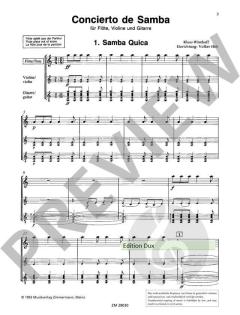 Concierto de Samba von Klaus Wüsthoff 