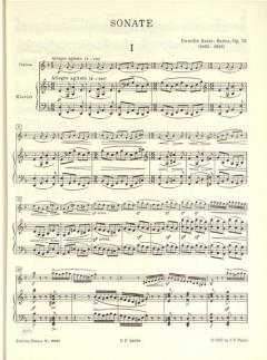 Sonate op. 75 von Camille Saint-Saëns 