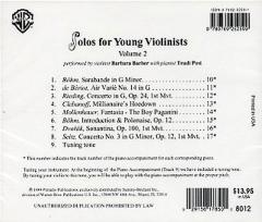 Solos For Young Violinists Vol. 2 