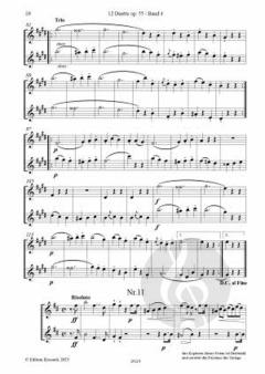 12 kleine Duette op. 55 Band 4 (Nr. 10-12) von Eugène Walckiers 