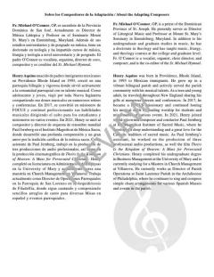 Missa Simplex en Español von Richard Proulx 