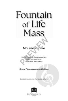 Fountain of Life Mass von Maureen Briare 