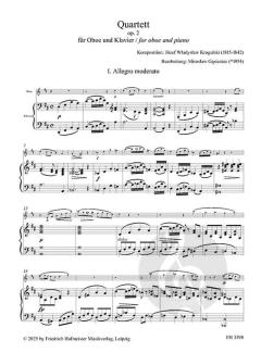 Quartett für Violine, Viola, Violoncello und Klavier von Józef Krogulski 