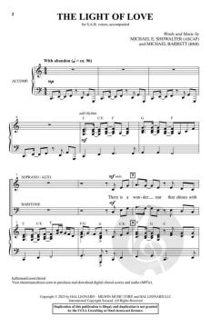 The Light Of Love von Michael Barrett (Download) 