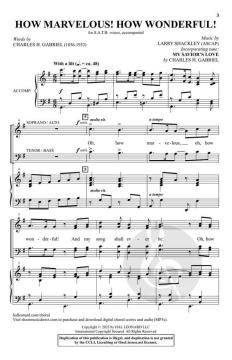 How Marvelous! How Wonderful! von Larry Shackley (Download) 
