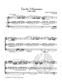 Trio B-Dur von Joseph Friedrich Hummel 