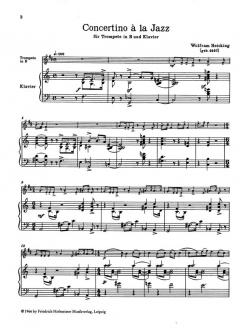 Concertino a la jazz von Wolfram Heicking 