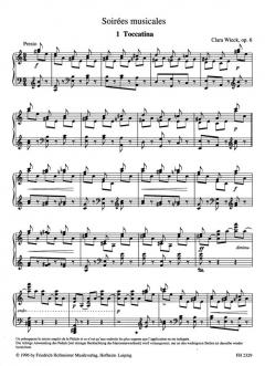 Soirées musicales op. 6 von Clara Schumann 