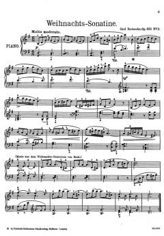 Weihnachts-Sonatine op. 251/3 von Carl Reinecke 