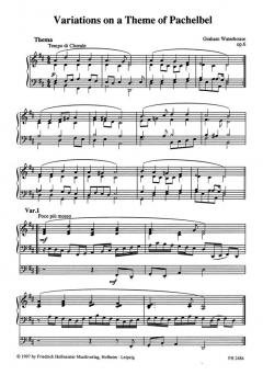 Variationen über ein Thema von Pachelbel, op. 6 von Graham Waterhouse 