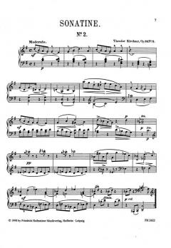 Sonatine op. 70 Nr. 2 von Theodor Kirchner 