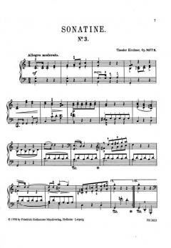 Sonatine op. 70 Nr. 3 von Theodor Kirchner 